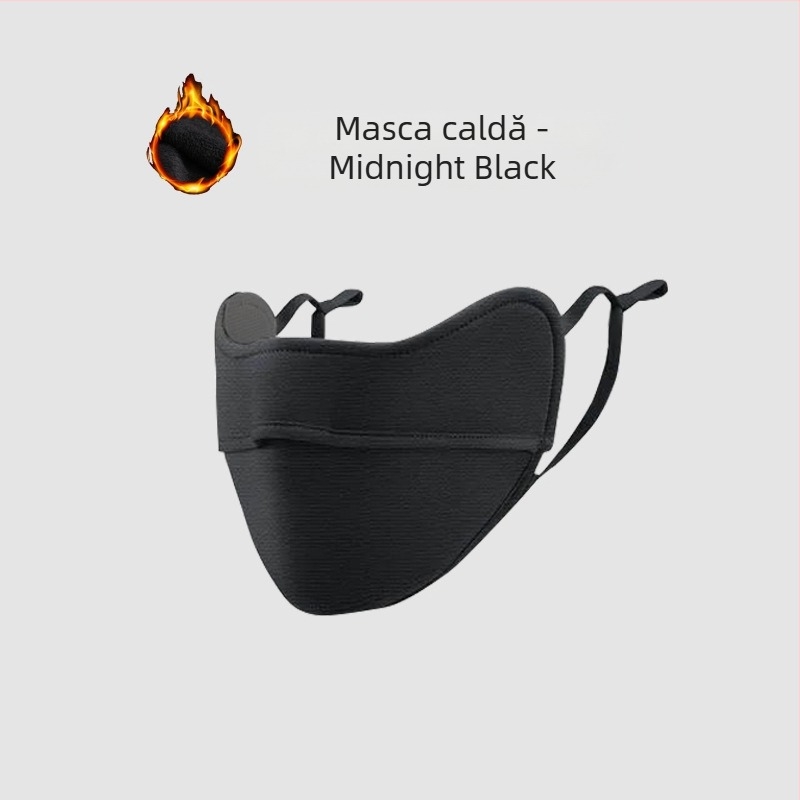 Mască de călărie 3D tridimensională, rezistentă la vânt, rezistentă la frig, pentru femei, iarna, pentru cartilaj, caldă, lavabilă, rezistentă la frig, pentru colțurile ochilor