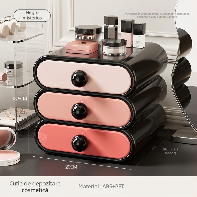 Cutie de depozitare pentru cosmetice pentru începutul sezonului școlar, cutie de depozitare pentru birou de înaltă calitate pentru dormitor, suport pentru depozitare cosmetice