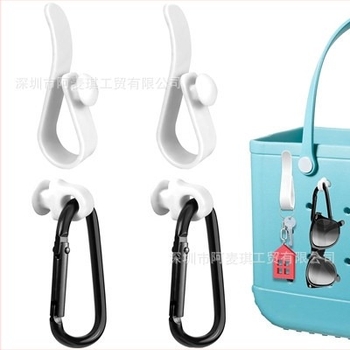 Set de trei piese cu cârlige Bog Accessories, populare de la Amazon, carabină, cataramă tip ciupercă, accesorii pentru geantă cu orificiu, pandantiv