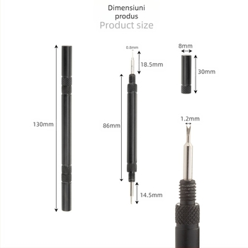 Instrument de reparare a ceasurilor, ureche brută, lot de ceasuri, curea de înlocuire a urechii brute din metal, înlocuire, ureche dublă, lot de primăvară, ureche brută, instrument de îndepărtare a urechii brute