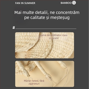 Ventilator Big Cattail Ventilator banane Ventilator Jigong Ventilator floarea-soarelui Old Man Old Style Cattail Ventilator pictura manual Evantai Brown Leaf Gratar