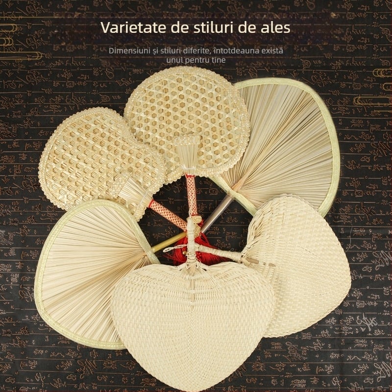 Ventilator Big Cattail Ventilator banane Ventilator Jigong Ventilator floarea-soarelui Old Man Old Style Cattail Ventilator pictura manual Evantai Brown Leaf Gratar