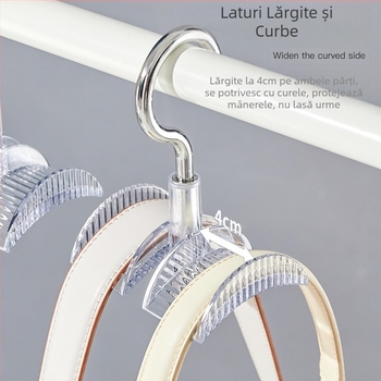 Rotativ geantă cârlig multifuncțional geantă rack dulap agățat cravată eșarfă rucsac pălărie depozitare rack acasă artefact