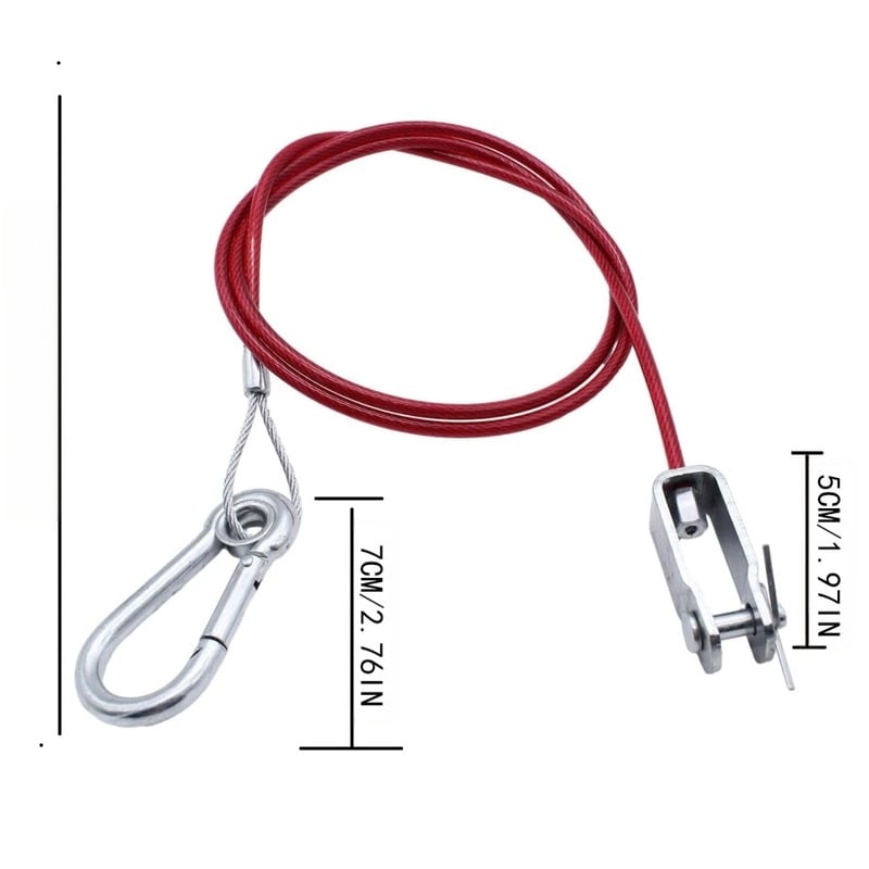 Cablu de sârmă din oțel inoxidabil 304, vânzare fierbinte, cablu de sârmă din oțel, cablu de sârmă din oțel roșu acoperit cu plastic ecologic, cablu de oțel pentru remorcă