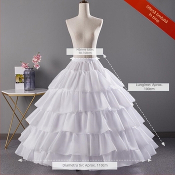 Rochie de mireasă cu fustă ajustabilă în formă de os de pește, fustă de coadă cu flori Lolita, fustă Carmen pentru mireasă