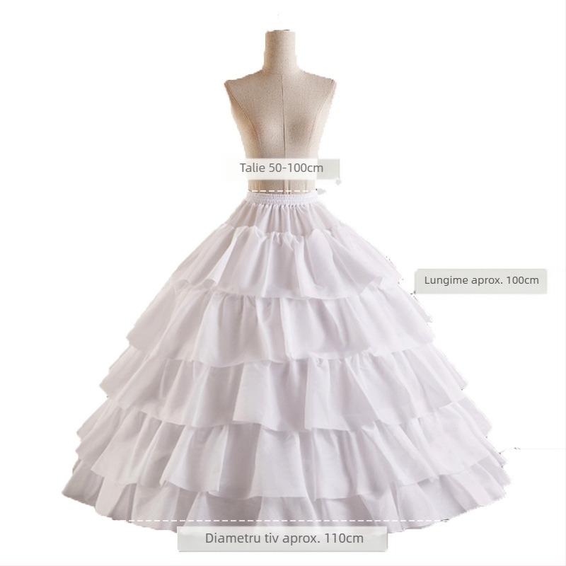 Rochie de mireasă cu fustă ajustabilă în formă de os de pește, fustă de coadă cu flori Lolita, fustă Carmen pentru mireasă