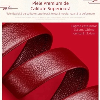 Curea King's Paul pentru bărbați, din piele naturală, curea roșie de șarpe, curea roșie de nuntă, curea interioară care poartă cadou de Anul Nou