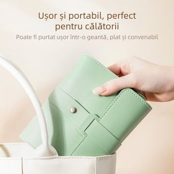 Cercei geantă de depozitare creativă multifuncțională cercei depozitare carte portabilă cercei bijuterii geantă de mare capacitate bijuterii depozitare geantă