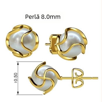 Cercei de lux pentru femei cu perle, design personalizat, vânzare fierbinte transfrontalieră, în stoc