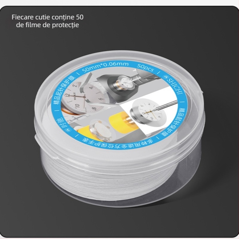 Folie protectoare pentru ac de mișcare a instrumentului de reparare a ceasurilor, folie protectoare pentru ceas, indicator literal fără urme, ac literal, pad protector
