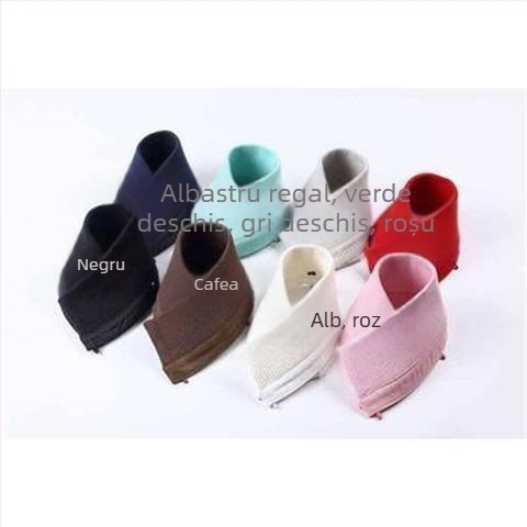 Haine de lână cu guler simplu cu imprimeu bărbătesc, jachetă cu puf, guler fals, set de guler anti-murdar, guler unisex din lână, culoare solidă, detașabil