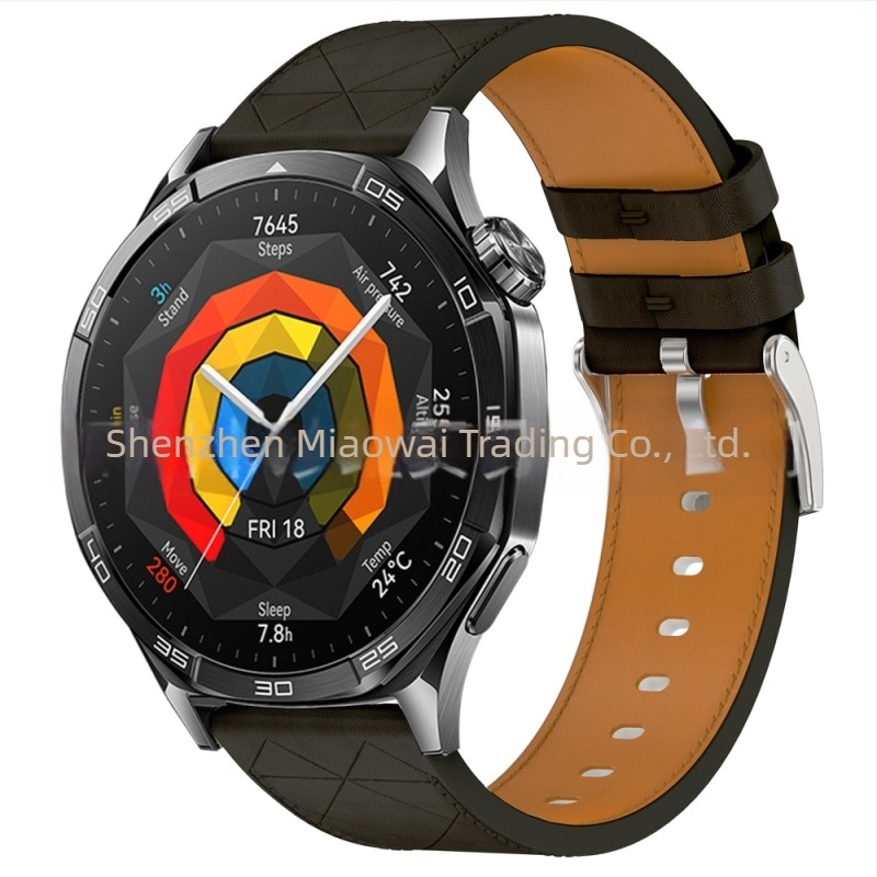 Pentru Huawei WATCH GT5 Pro Curea din piele pătrată GT5/4 Curea oficială GT 22/18mm