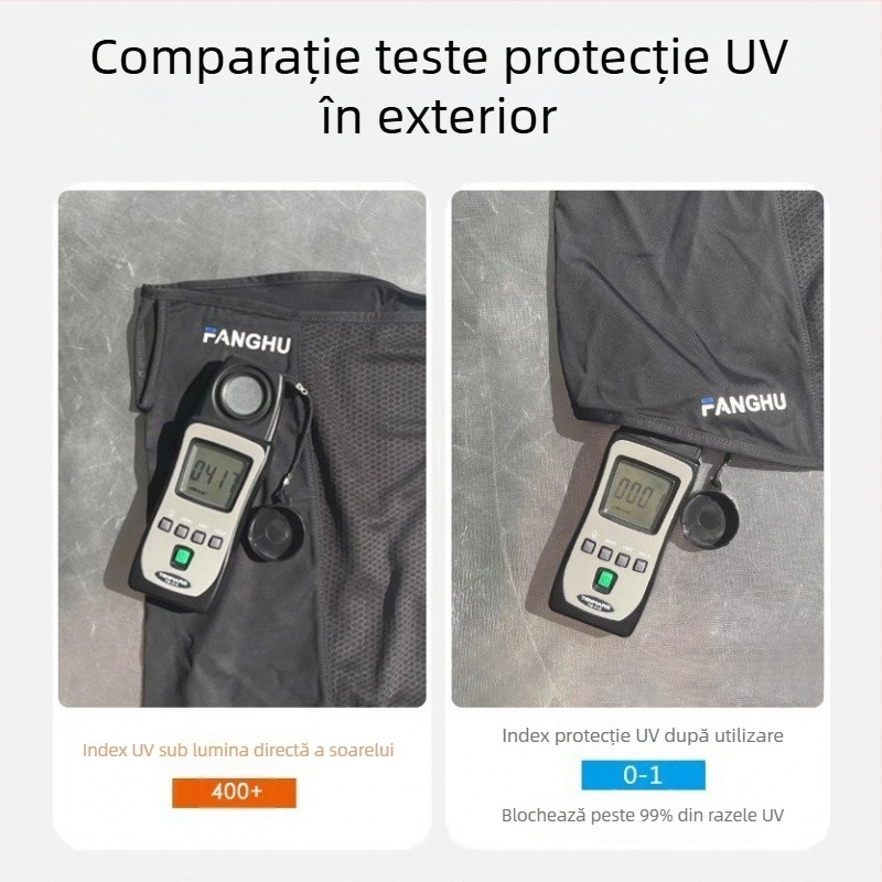 Mască de protecție solară subțire anti-ultraviolete pentru bărbați, vară nouă, voal respirabil, pentru sporturi de golf în aer liber, ciclism, la gât