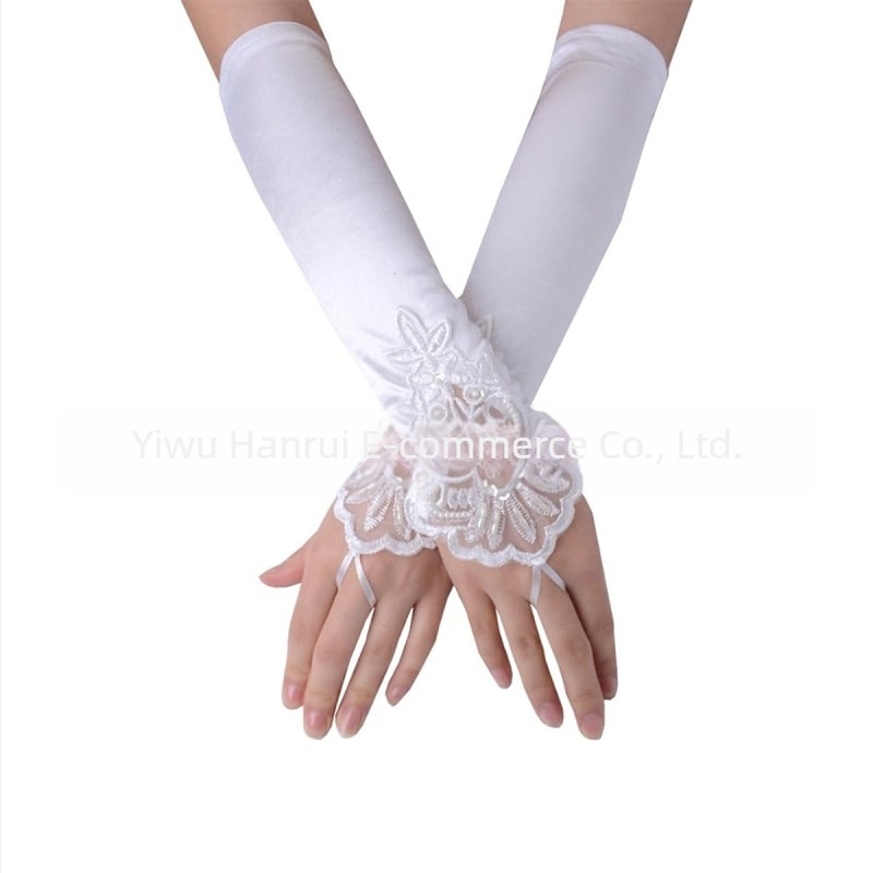 Mănuși de bal mascat 1920 pentru femei, Gatsby, mănuși negre, roșii și albe, pentru rochie de mireasă, accesorii pentru pălării, mănuși de colocare