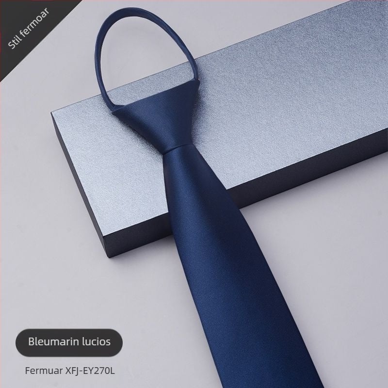 Cravată fără noduri, rochie bărbătească cu fermoar, costum de mire de afaceri pentru bărbați, negru, albastru, leneș, ușor de tras