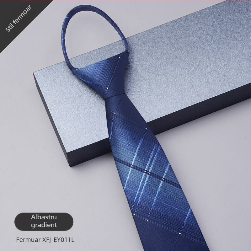 Cravată fără noduri, rochie bărbătească cu fermoar, costum de mire de afaceri pentru bărbați, negru, albastru, leneș, ușor de tras