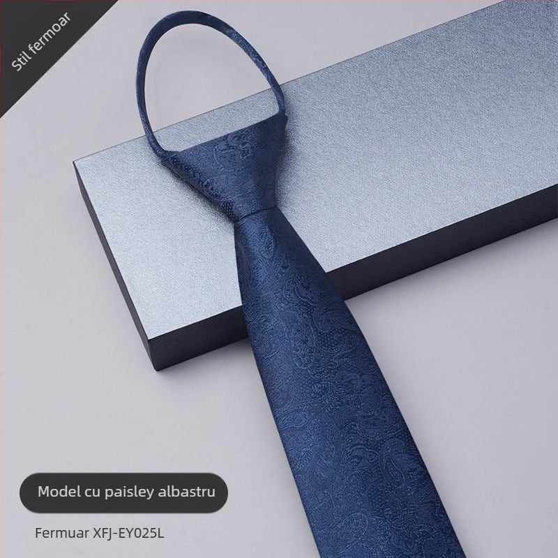 Cravată fără noduri, rochie bărbătească cu fermoar, costum de mire de afaceri pentru bărbați, negru, albastru, leneș, ușor de tras