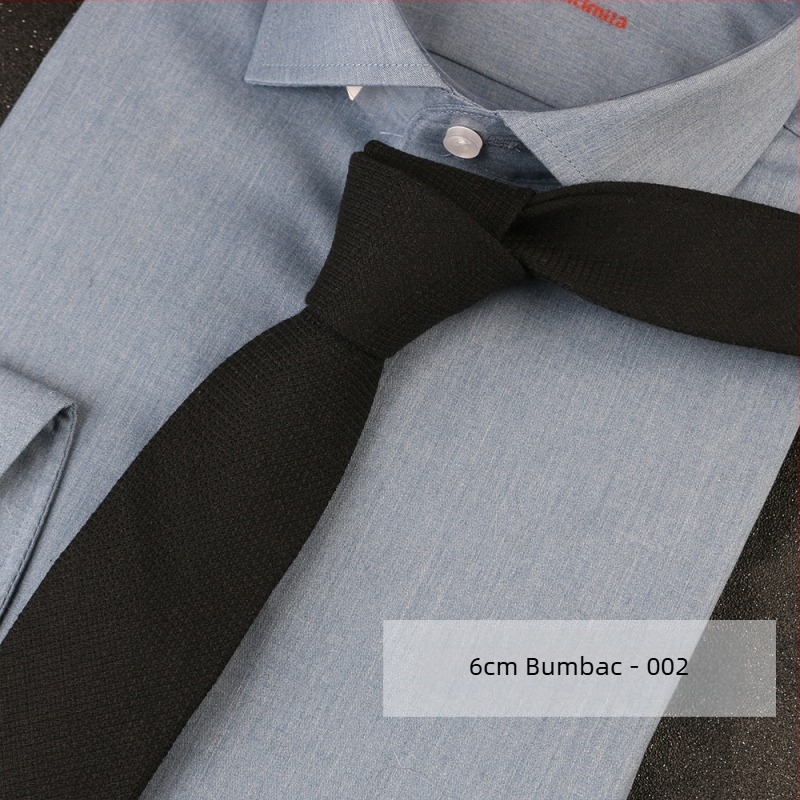 Cravată de mână în carouri britanice, stil japonez casual, retro preppy închis, din bumbac, carouri mici, furnizare directă din fabrică