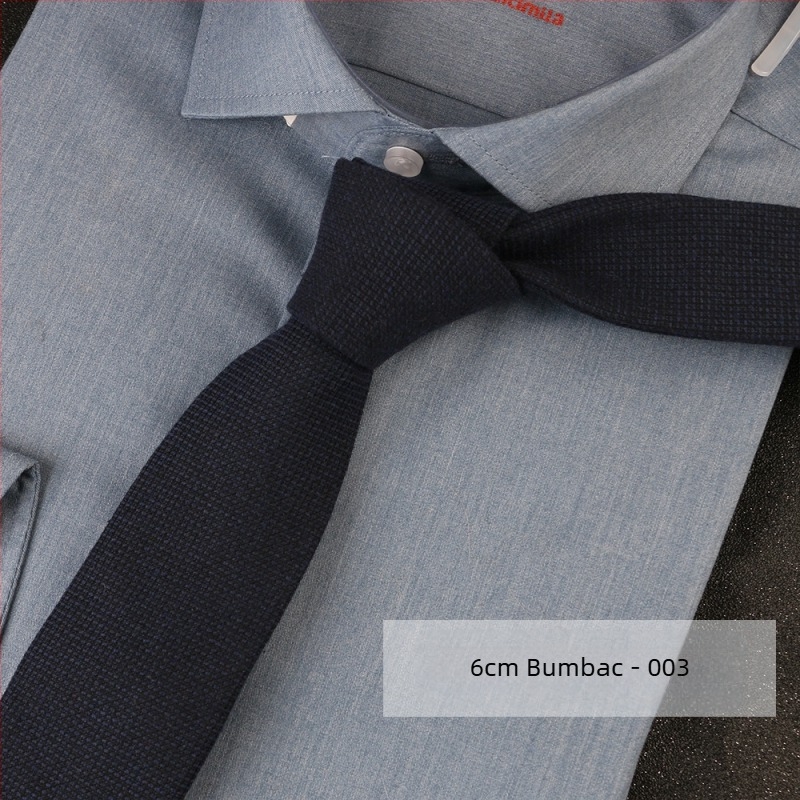 Cravată de mână în carouri britanice, stil japonez casual, retro preppy închis, din bumbac, carouri mici, furnizare directă din fabrică