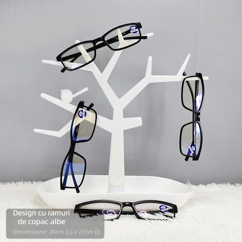 În stoc, raft de depozitare pentru ochelari de soare, 10 perechi, îngroșat, cu două rânduri, pentru magazin, cu tejghea, transparent