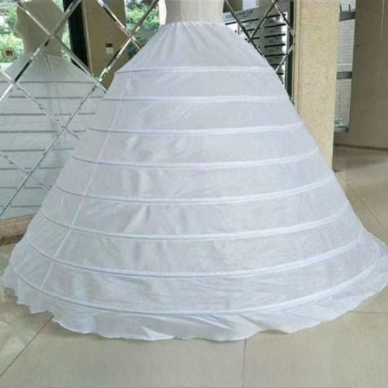 Spot en-gros mare super-baldachin mireasă rochie de mireasă Performance 6 inele de oțel suport pentru fustă cu căptușeală extra mare formă suport pentru fustă