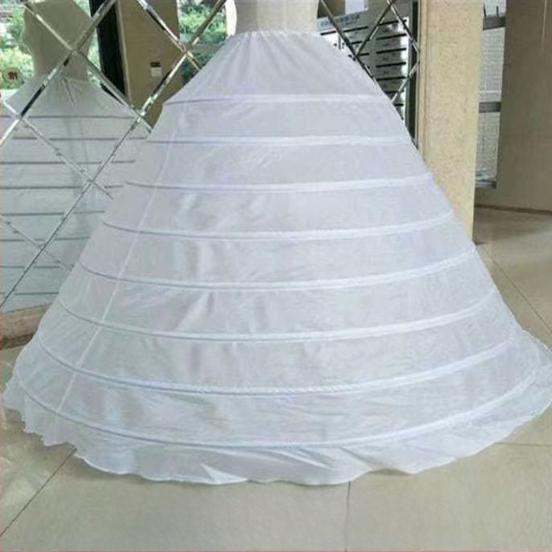 Spot en-gros mare super-baldachin mireasă rochie de mireasă Performance 6 inele de oțel suport pentru fustă cu căptușeală extra mare formă suport pentru fustă