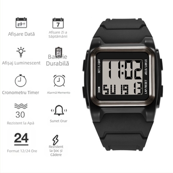 Ceas cu simț științific și tehnologic, valoare ridicată a culorii, petrecere studențească, design simplu de nișă la modă, unicorn, ceas electronic impermeabil