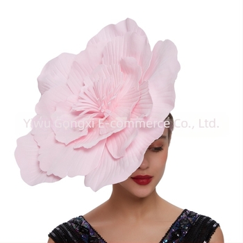 Flori exagerate pentru balul de mireasă, fotografie cu flori mari, Jockey Club, cercei pentru păr, pălărie de Crăciun, accesorii de păr