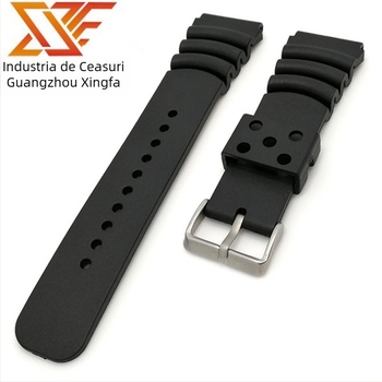 20mm 22mm 24mm Potrivit pentru ceasuri de scafandru din abalone conservat, accesorii pentru ceasuri en-gros, curea de ceas din cauciuc