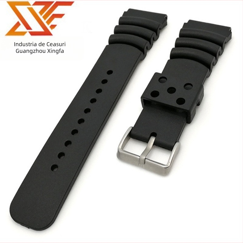 20mm 22mm 24mm Potrivit pentru ceasuri de scafandru din abalone conservat, accesorii pentru ceasuri en-gros, curea de ceas din cauciuc