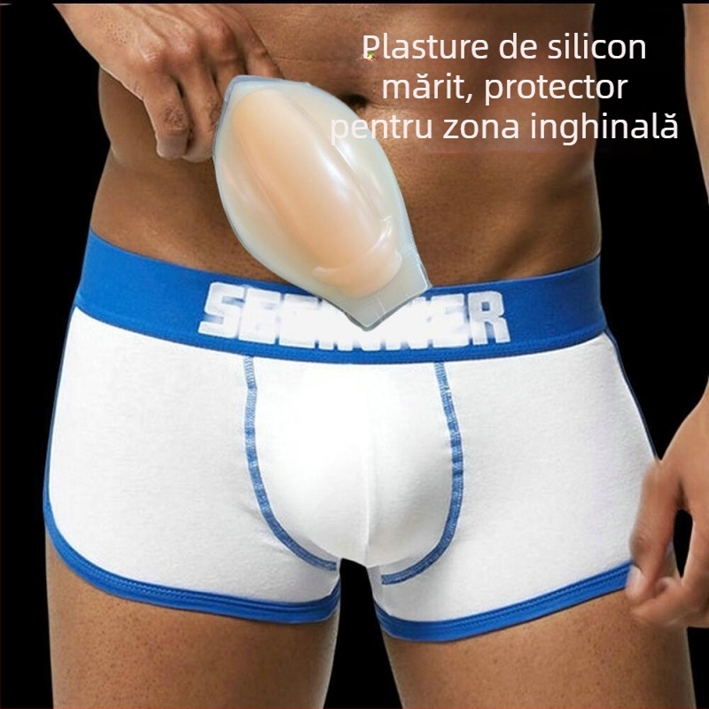 Lenjerie intimă pentru bărbați, 3D stereo mărită, mare, entuziasmat, complet, pantaloni de baie din silicon, pad pentru schi, sport, protecție pentru bărbați, JJ Pad