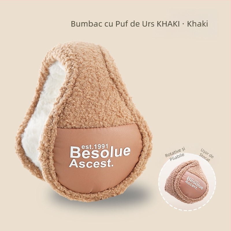 Căști calde de iarnă, rezistente la frig și vânt pentru femei, căști anti-îngheț pentru bărbați, căști pliabile pentru spate, en-gros