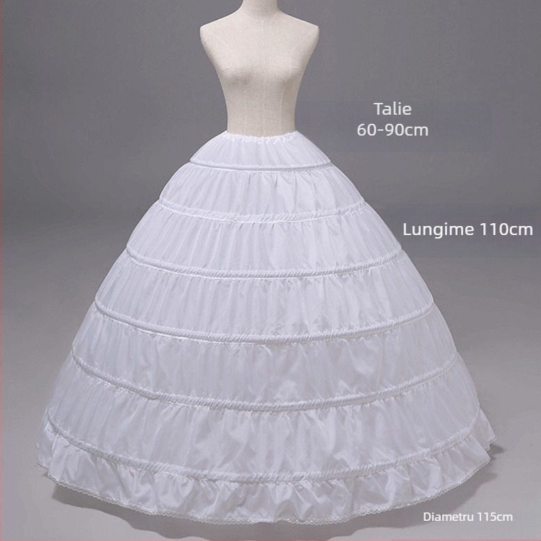 Rochie de mireasă, fustă bufantă, rochie de mireasă cu imprimeu os de pește, rochie de mireasă cu flori, fustă de performanță