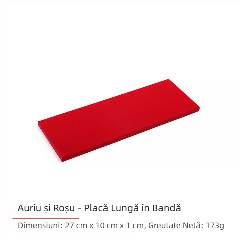 Set de recuzită pentru afișare bijuterii, tavă pentru bijuterii din flanel roșu, suport pentru inele și colier, suport pentru bijuterii