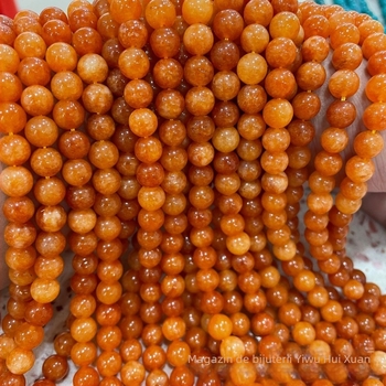 Mărgele de jad colorate, piatra soarelui, portocaliu, lumina lunii, vrac, accesorii pentru bijuterii DIY, sursă en-gros, vânzări directe din fabrică