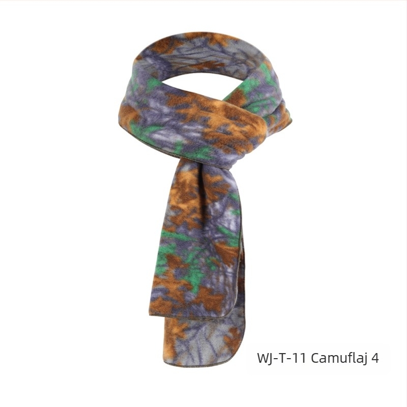 Ruidong Toamna și Iarna În aer liber Polar Fleece Multifuncțional Fleece Eșarfă lungă Eșarfă caldă pentru gât Eșarfă respirabilă pentru ciclism Prosop de față în stoc
