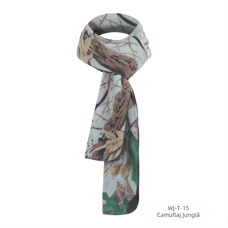 Ruidong Toamna și Iarna În aer liber Polar Fleece Multifuncțional Fleece Eșarfă lungă Eșarfă caldă pentru gât Eșarfă respirabilă pentru ciclism Prosop de față în stoc