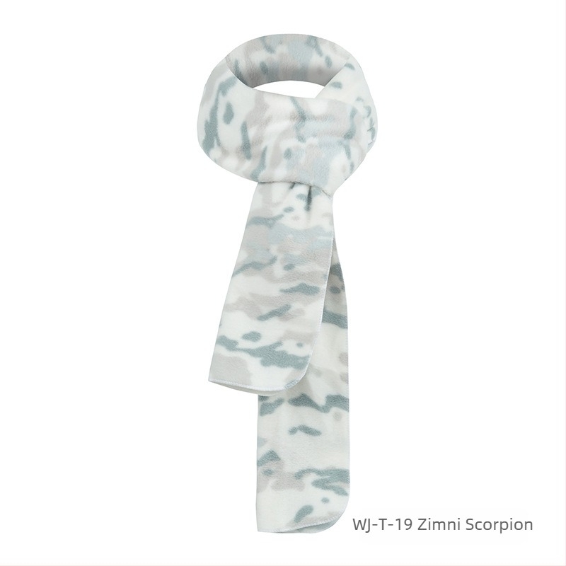 Ruidong Toamna și Iarna În aer liber Polar Fleece Multifuncțional Fleece Eșarfă lungă Eșarfă caldă pentru gât Eșarfă respirabilă pentru ciclism Prosop de față în stoc