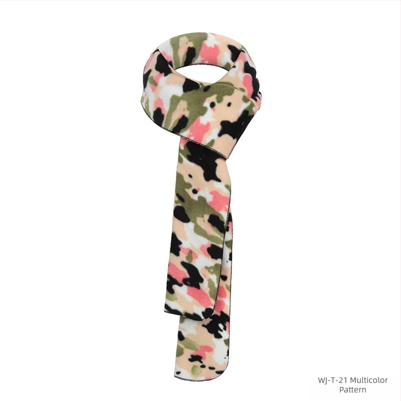 Ruidong Toamna și Iarna În aer liber Polar Fleece Multifuncțional Fleece Eșarfă lungă Eșarfă caldă pentru gât Eșarfă respirabilă pentru ciclism Prosop de față în stoc