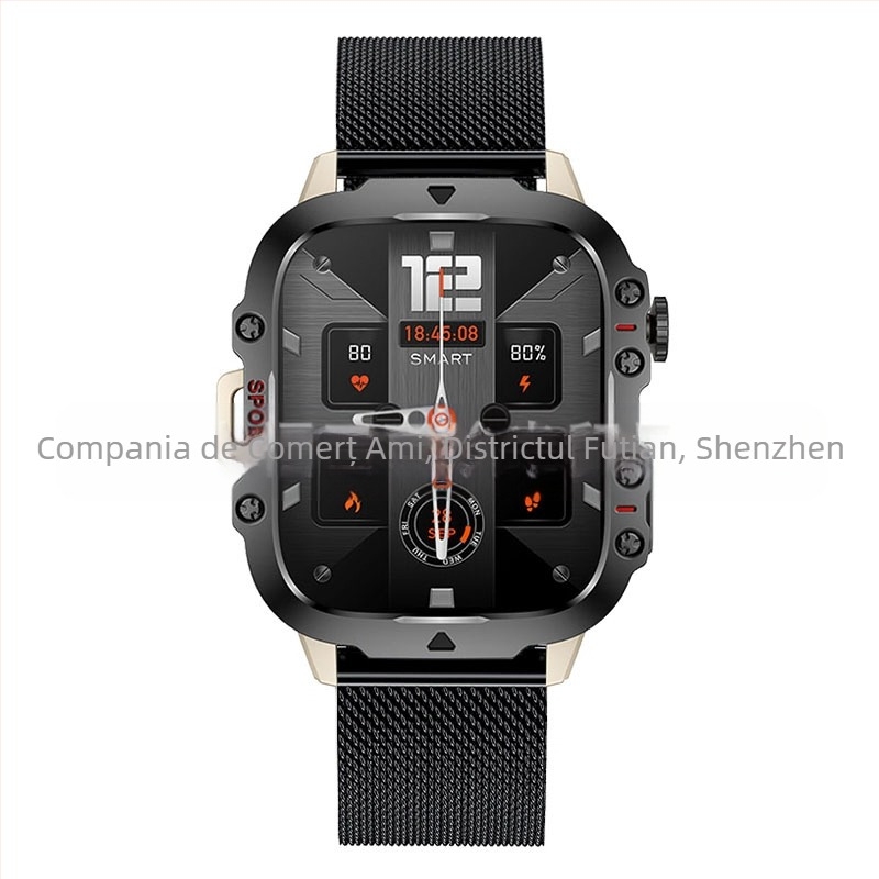 Qx11 Ceas inteligent Ritm cardiac Bluetooth Apel Asistent vocal Pedometru Ceas sport Calculator jocuri mici Transfrontalier