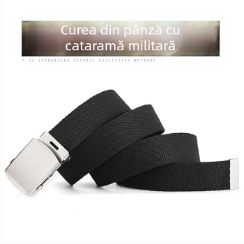 Curea pentru blugi bărbătești, curea versatilă din pânză țesută vintage, curea unisex din pânză vintage pentru exterior
