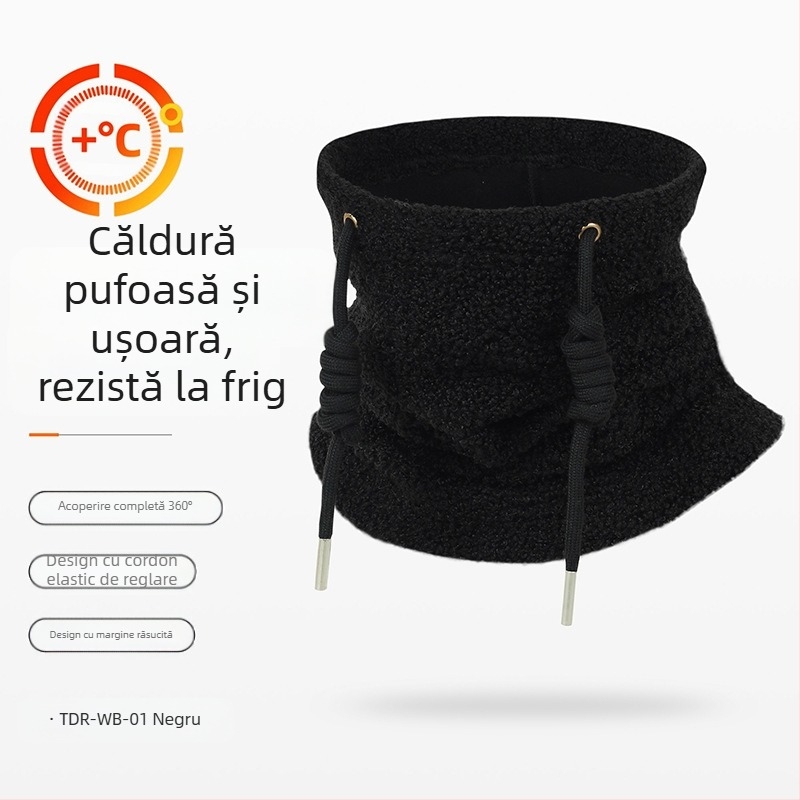 Ruidong toamna și iarna eșarfă de schi rezistentă la vânt mască de echitație în aer liber mască de protecție pentru față completă set de gât cald eșarfă rezistentă la frig cu căptușeală din fleece