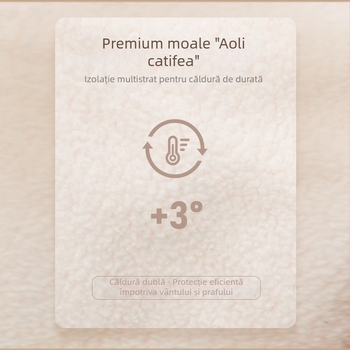 Mască de iarnă caldă căptușită catifea îngroșată rezistentă la vânt, rezistentă la frig, deschisă, respirabilă, care acoperă întreaga față, sporturi în aer liber, călărie