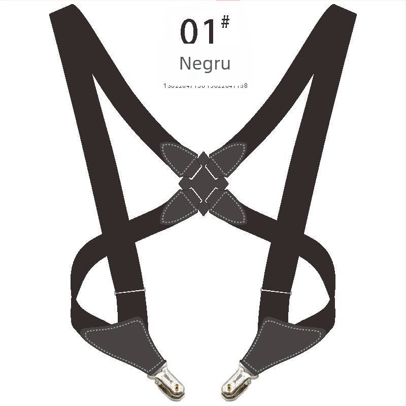 Sursă transfrontalieră Amazon, toc curea elastică, clemă laterală, clemă încrucișată, bretele pentru bărbați și femei pentru adulți