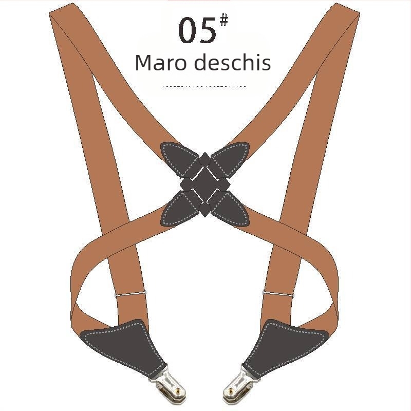 Sursă transfrontalieră Amazon, toc curea elastică, clemă laterală, clemă încrucișată, bretele pentru bărbați și femei pentru adulți