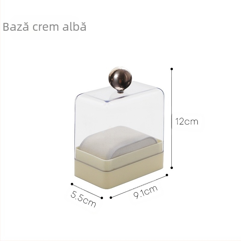 Nordic ins First Watch Box cu mâner sferic, ambalaj pentru magazin de ceasuri, cutie de prezentare pentru depozitare, recuzită pentru afișarea ceasurilor electronice