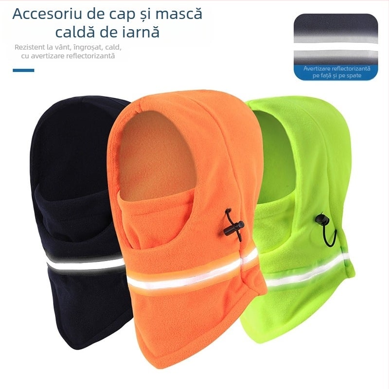 Amazon Wazan Toamna și Iarna Caldă Rezistentă la Vânt în Aer Liber Mască de Călărie Noaptea Bandă Reflectorizantă Rezistentă la Gât Blocare Caldă Pălăritură