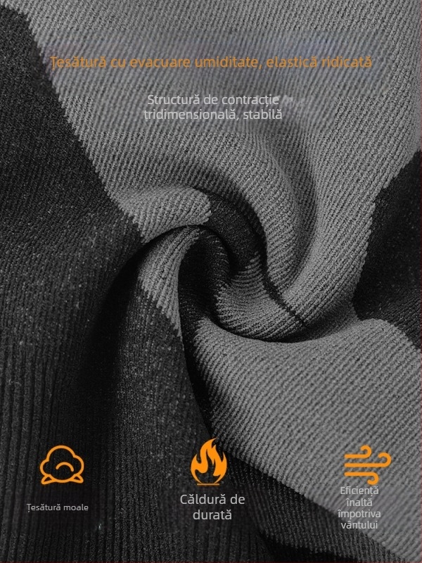 Mască de motocicletă respirabilă, fără deplasare, pentru exterior, cu căptușeală din fleece, rezistentă la frig, model mecha, pentru călărit