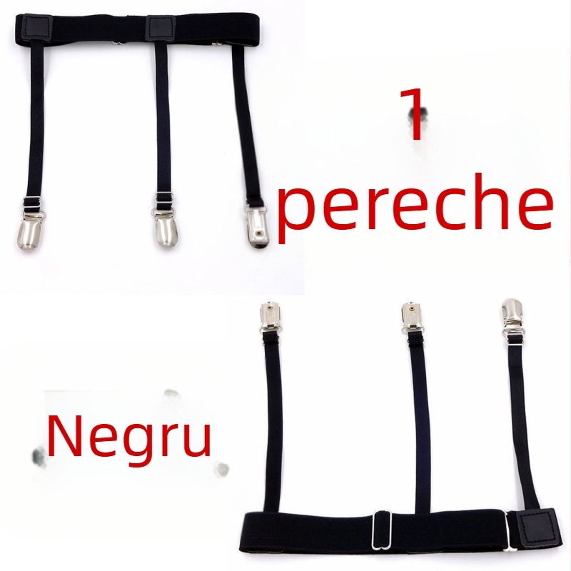3 inele pentru picior, portjartier, curea cu cioc de rață, cataramă metalică, pentru bărbați și femei, cămașă formală, antiderapantă, clip antirid, portjartier, ciorapi 2