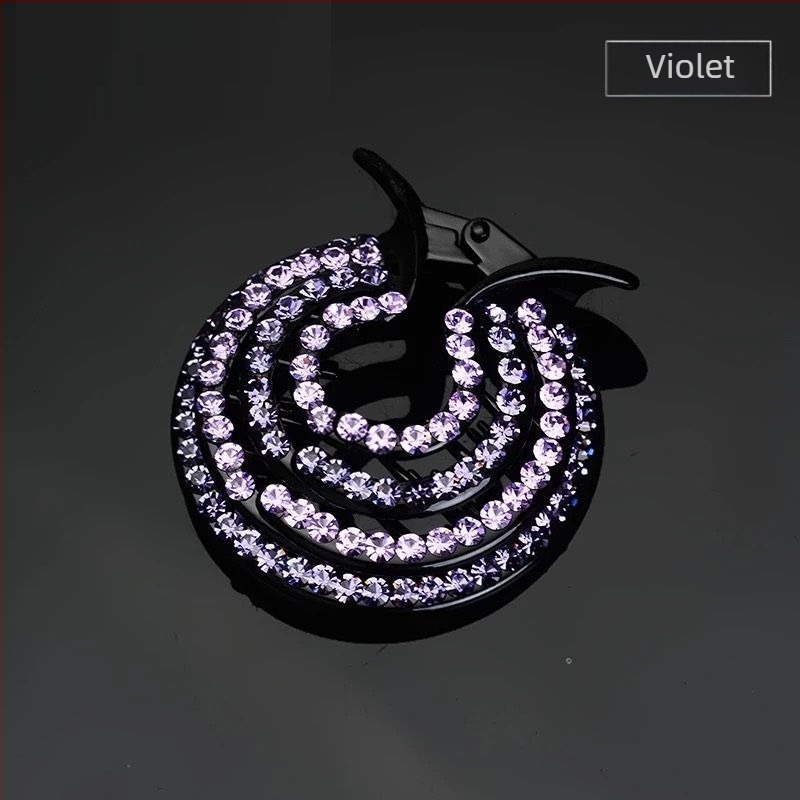 Accesorii de păr cu jumătate de minge în stil coreean, clip de prindere, agrafă distinctivă, agrafă de păr pentru adulți, stras, clip de top pentru femei, accesorii de păr, păr simplu cu disc, coadă de cal
